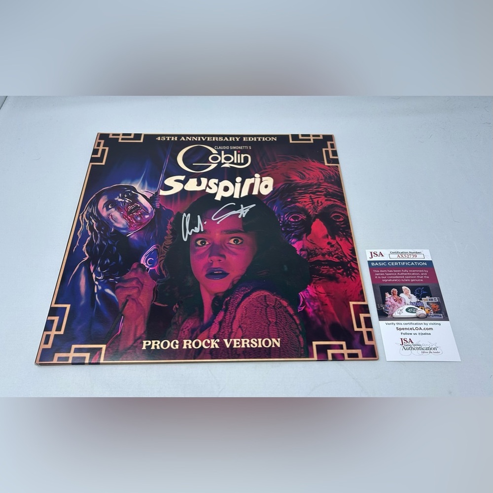 Claudio Simonetti signed Goblin Suspiria‎ Album JSA COA